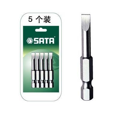 世達(dá)工具59317 5件套6.3MM系列50MM長一字旋具頭6MM