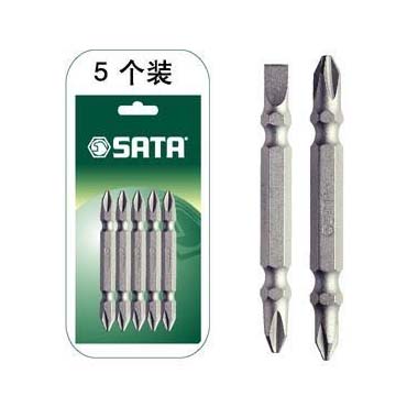 世達(dá)工具59382 5件套6.3MM系列65MM長(zhǎng)雙頭旋具頭#2/#2