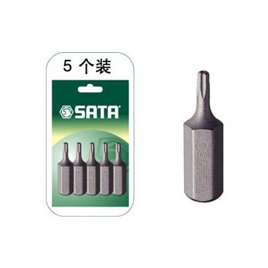 世達工具59457 5件套8MM系列30MM長中孔花形旋具頭TT40