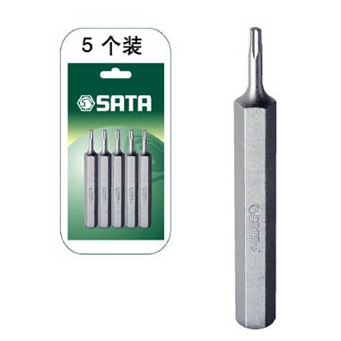 世達(dá)工具59535 5件套8MM系列70MM長(zhǎng)花形旋具頭T27